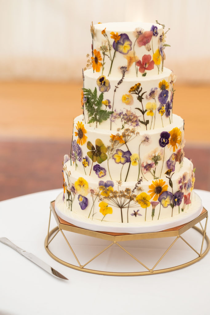 Unique Rustic Wedding Cake