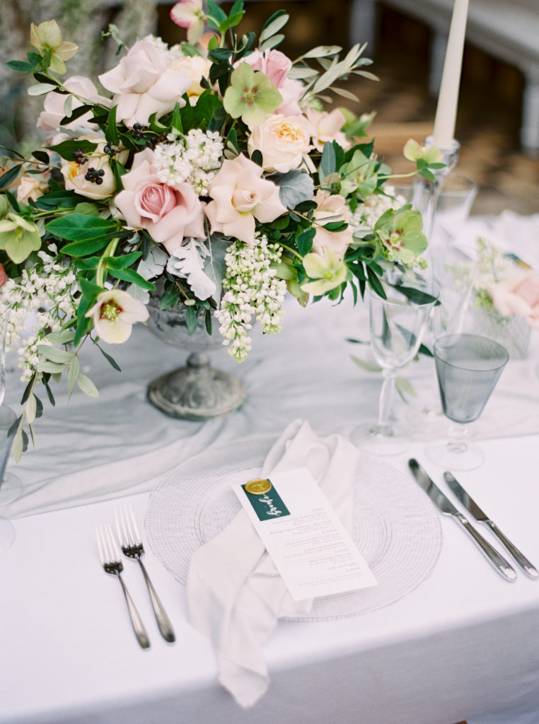 Close Up Wedding Table