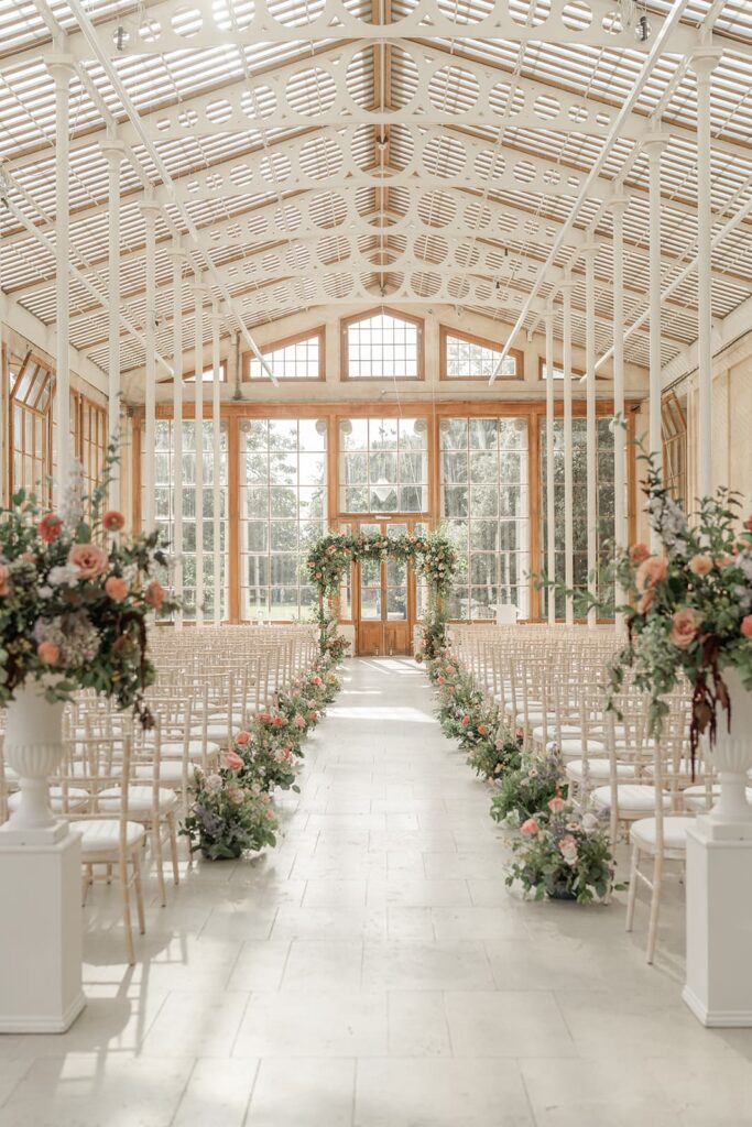 Kew Gardens wedding ceremony