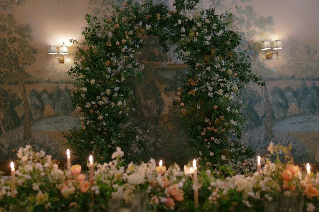 Wedding florals and tablescape