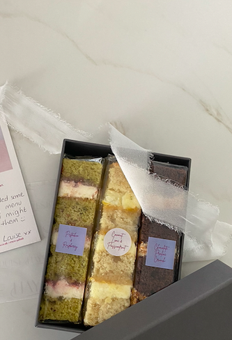 Wedding cake tasting